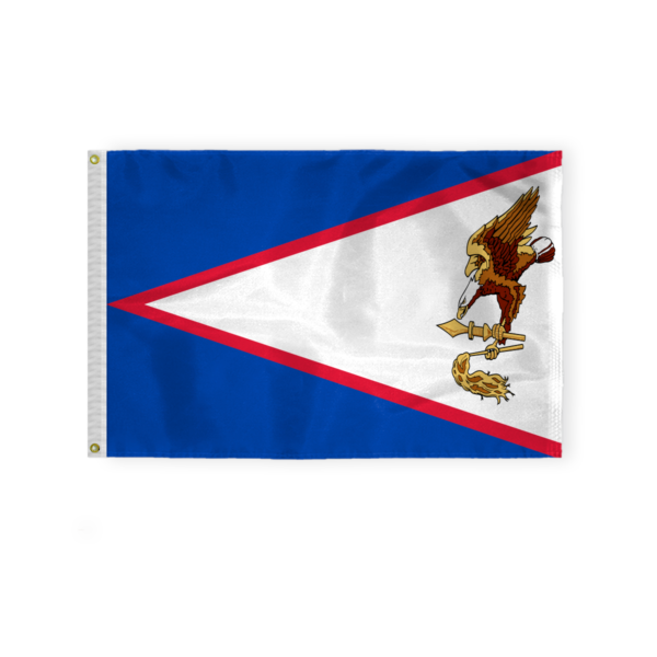 AGAS 2 x 3 Feet American Samoa Flag Heavyweight Nylon Brass