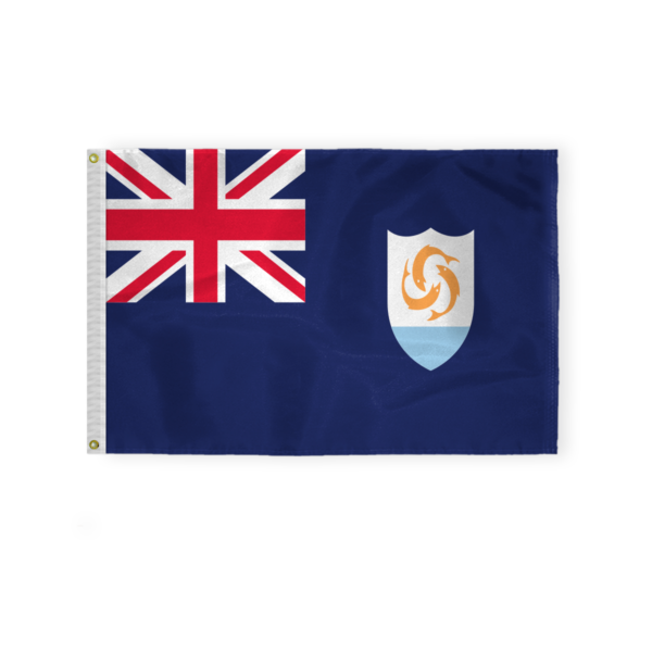 AGAS Anguilla British Carribean Flag 2x3 ft Nylon