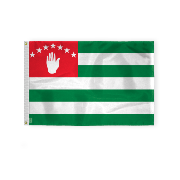 AGAS Abkhazia National Flag 2x3 ft Nylon Fabric Double Stitched