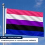 Genderfluid 4x6 ft Nylon 200D Pride Flags