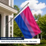 Bisexual 2x3 ft Nylon 200D Pride Flags