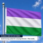Genderqueer 4x6 ft Nylon 200D Pride Flags