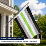 Agender 2x3 ft 200D Nylon Pride Flags