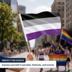 Asexual 12X18 inch Pride Flags