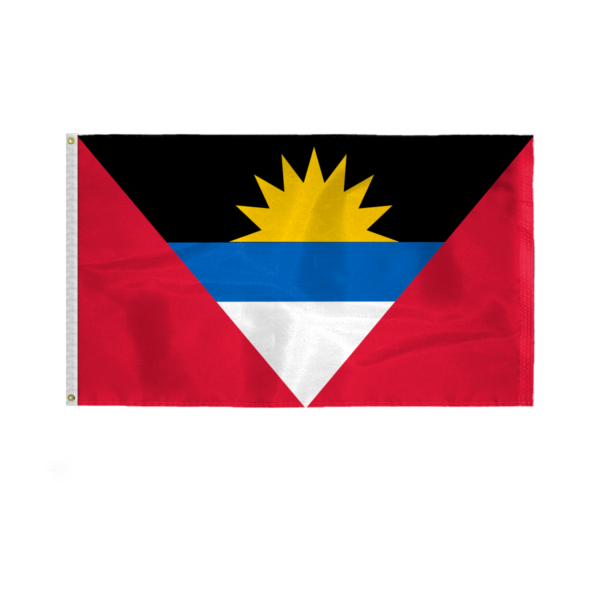 AGAS Antigua & Barbuda West Indies 3x5 ft 200D Nylon