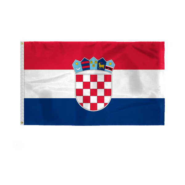 AGAS Croatia Croatian Flag 3x5 ft 200D Nylon