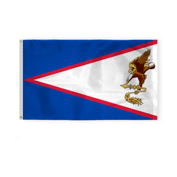 AGAS 3 x 5 Feet American Samoa Flag Heavyweight Nylon Brass Grommets
