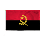AGAS Angola Angolan Flag 3x5 ft 200D Nylon Fabric Double Stitched