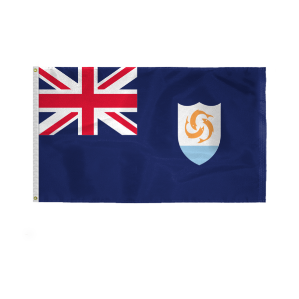 AGAS Anguilla Anguillan Flag 3x5 ft 200D Nylon