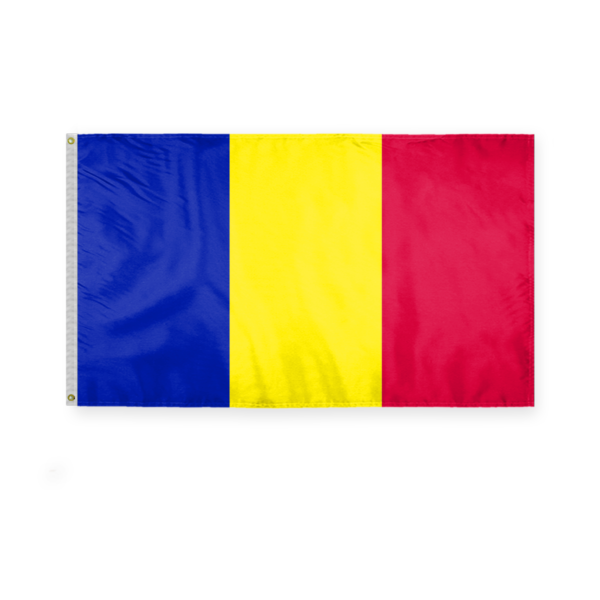 AGAS Andorra Flag without seal 3x5 ft Polyester Fabric Double