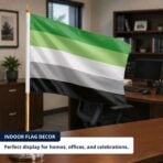 Aromantic 12X18 inc Pride Flags