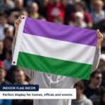 Genderqueer 2x3 ft Nylon 200D Pride Flags