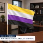 Nonbinary 12X18 inch Pride Flags