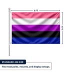 Genderfluid 4x6 ft Nylon 200D Pride Flags