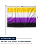 Non binary 4x6 ft Nylon 200D Pride Flags
