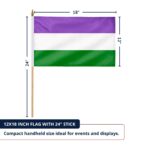 Genderqueer 12X18 inch Pride Flags