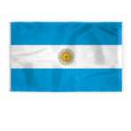 Argentina Flag with Seal 5x8 ft