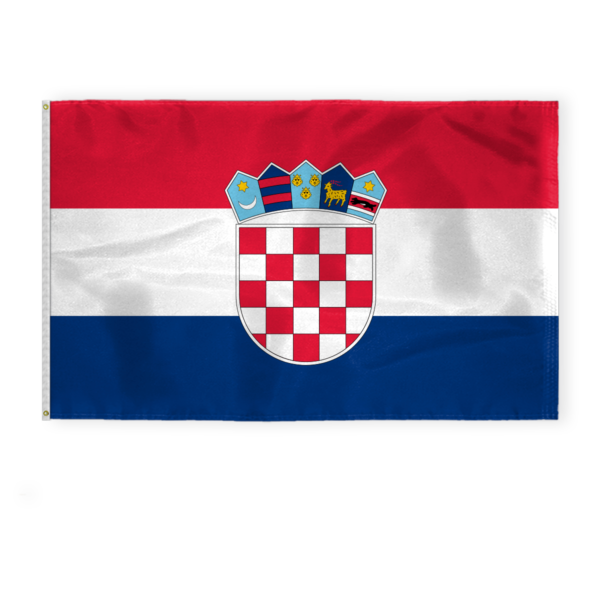 AGAS Republic of Croatia National Flag 5x8 ft 200D Nylon
