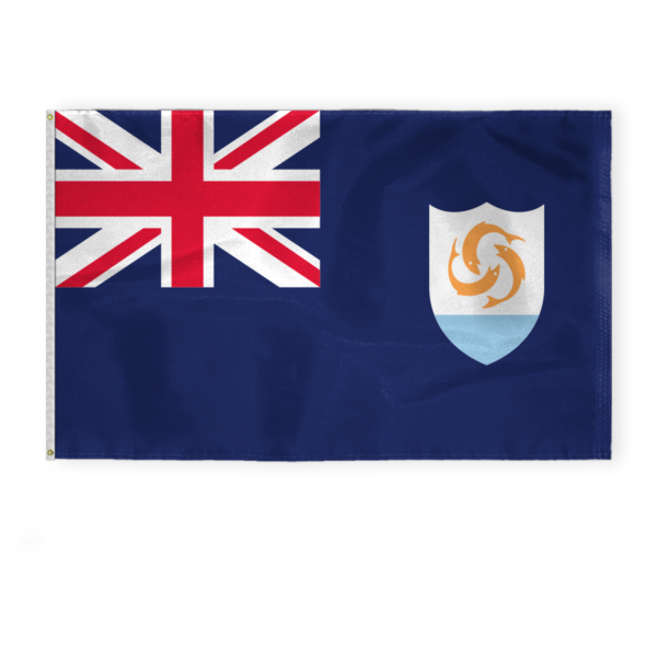 AGAS Anguilla British Flag 5x8 ft 200D Nylon