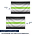 Agender 2x3 ft 200D Nylon Pride Flags