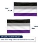 Asexual 12X18 inch Pride Flags