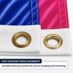 Bisexual 4x6 ft Nylon 200D Pride Flags