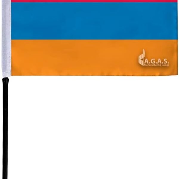 AGAS Armenia Stick Flag 4x6 inch