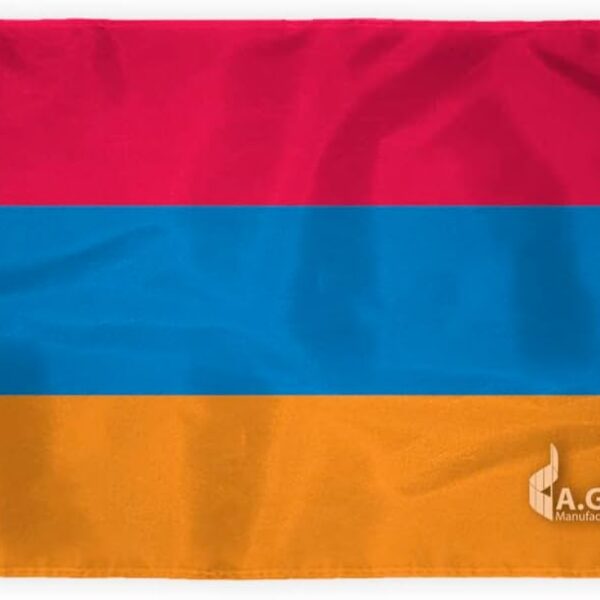 AGAS Armenia Flag - 2x3 ft - Printed Single Sided on 200D Nylon