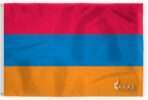 AGAS Armenia Flag - 4x6 ft - Printed Single Sided on 200D Nylon