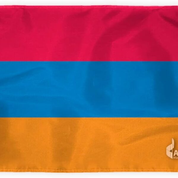 AGAS Armenia Flag - 5x8 ft - Printed Single Sided on 200D Nylon