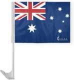 AGAS Australia Car Country Flag 12x16 inch