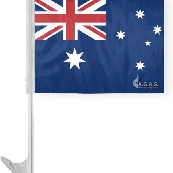 AGAS Australia Car Country Flag 12x16 inch