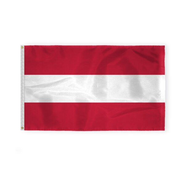 AGAS Austria Flag - 3x5 ft - Printed Single Sided on 200D Nylon