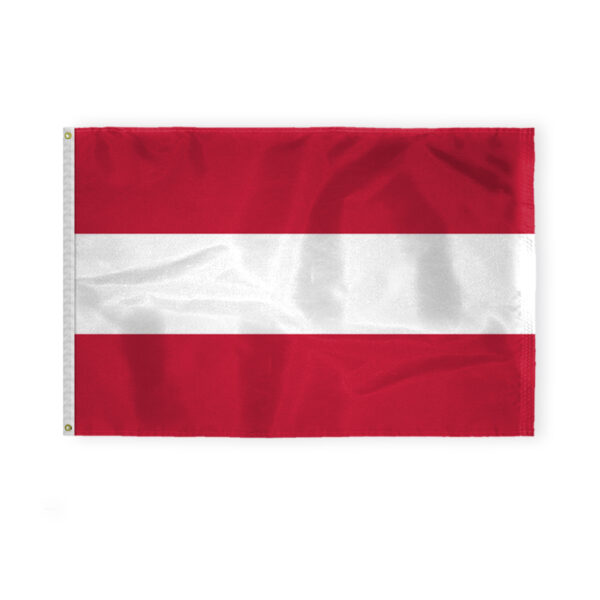 AGAS Austria Flag - 4x6 ft - Printed Single Sided on 200D Nylon