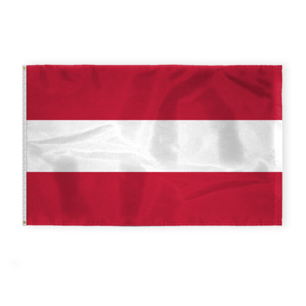 AGAS Austria Flag - 5x8 ft - Printed Single Sided on 200D Nylon