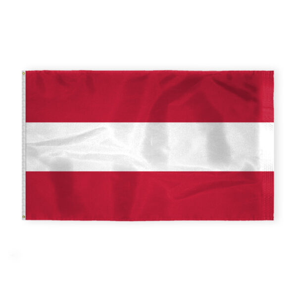 AGAS Austria Flag - 6x10 ft -Printed Single Sided on 200D Nylon