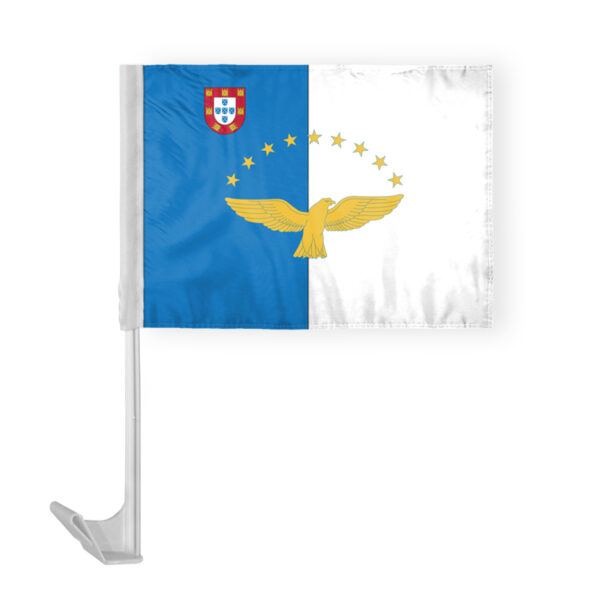 AGAS Azores Car Flag 12x16 inch Polyester