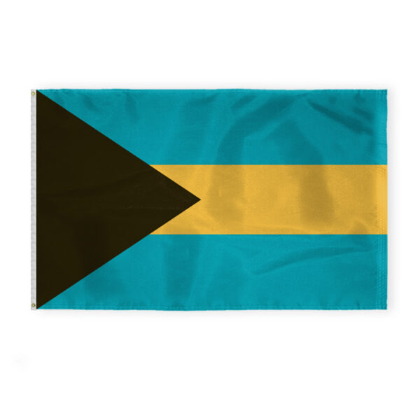 AGAS Bahamas Flag 5x8 ft - Printed Single Sided on 200D Nylon