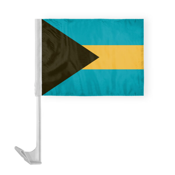 AGAS Bahamas Car Flag 12x16 inch - Printed Single Sided on Polyester