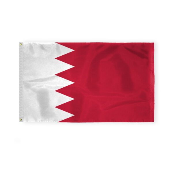 AGAS Bahrain Flag - 3x5 ft - Printed Single Sided on 200D Nylon