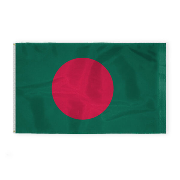 AGAS Bangladesh Flag - 6x10 ft -Printed Single Sided on 200D Nylon