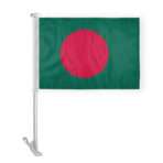 AGAS Bangladesh Premium Car Flag - 10.5x15 inch
