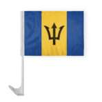 Barbados Car Flag 12x16 inch