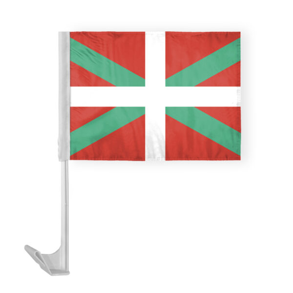 AGAS Basque Lands Car Flag 12x16 inch Polyester