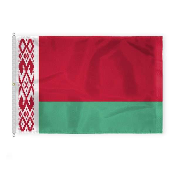 AGAS Belarus Flag 8x12 ft - Outdoor 200D Nylon