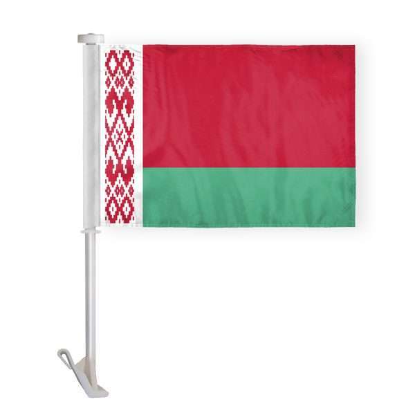 AGAS Belarus Car Flag Premium 10.5x15 inch