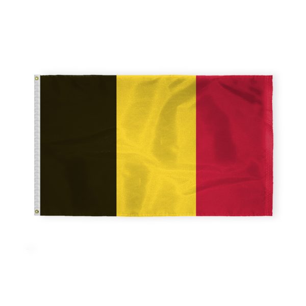 AGAS Belgium Flag 3x5 ft - Printed Single Sided