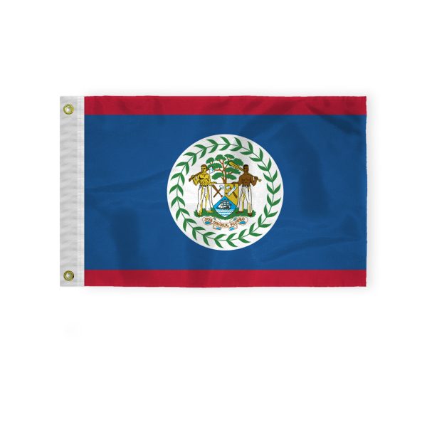 AGAS Belize Boat Flag 12x18 inch