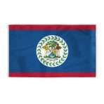 AGAS Belize Flag 6x10 ft -Printed Single Sided on 200D Nylon