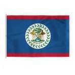 AGAS Belize Flag 8x12 ft - Printed Single Sided on 200D Nylon